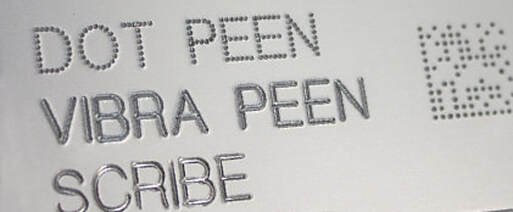Dot peen vs vibra peen vs scribe DPM Part marking