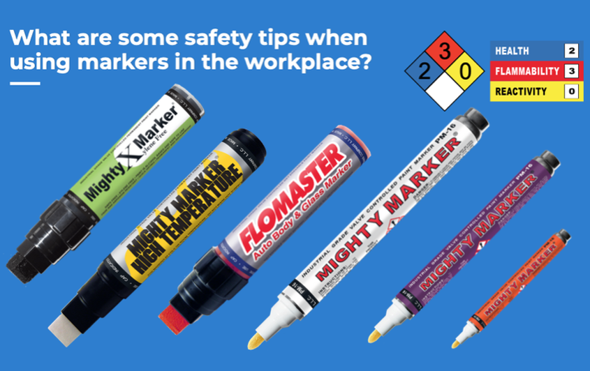 Safety Tips When Using Markers in the Industrial Manufacturing Workplace
